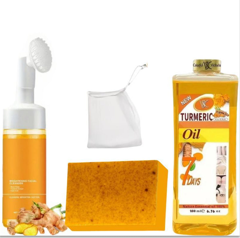 Turmeric Cleansing Pads Compressed Facial Sponges