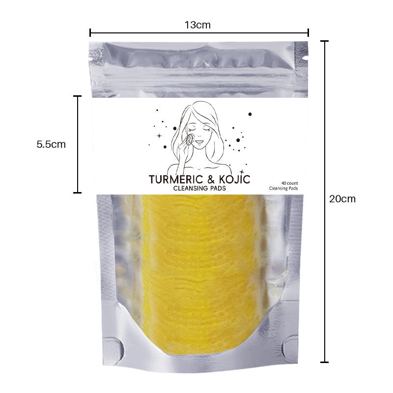 Turmeric Cleansing Pads Compressed Facial Sponges