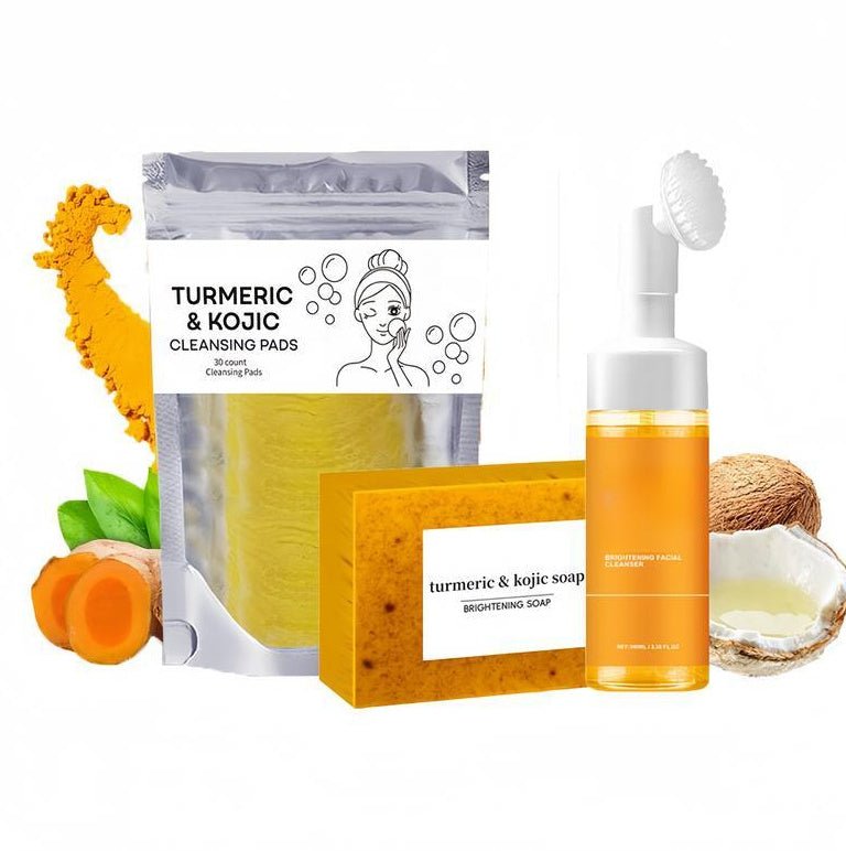 Turmeric Cleansing Pads Compressed Facial Sponges