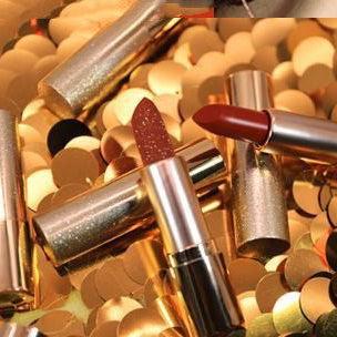 Fashion Small Sachet Mousse Lipstick Leopard Print Chain With Small Round Mirror Set - larenn