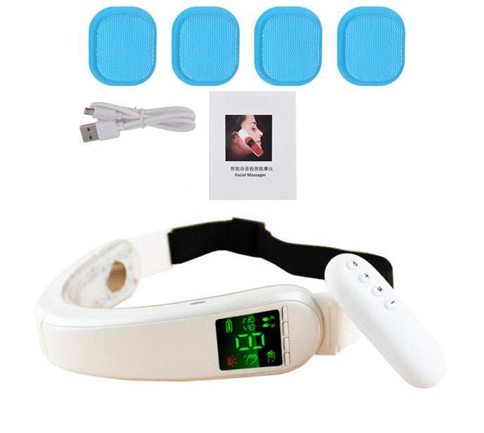 Infrared LED Light Photon Therapy V - Shape Slimming Face Massager - larenn
