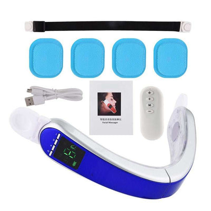 Infrared LED Light Photon Therapy V - Shape Slimming Face Massager - larenn