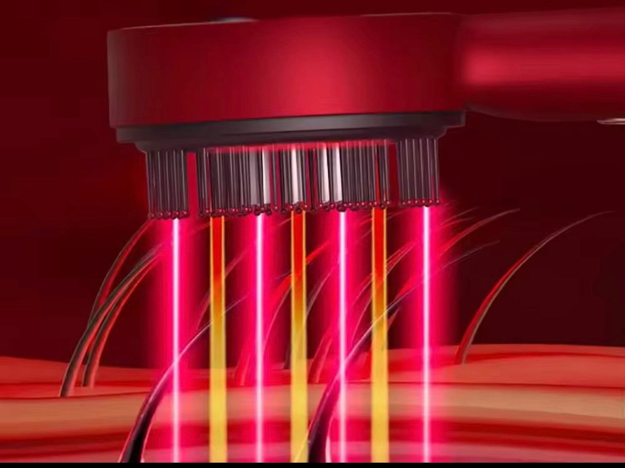 brosse massante stimulateur de pousse